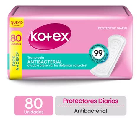 Protector Diario Kotex Normal Antibacterial Un Mercadolibre