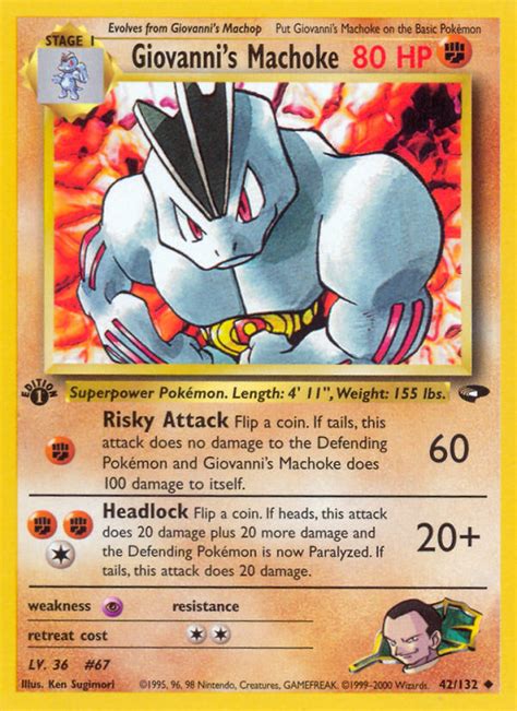 Machoke do Giovanni Pokémon MYP Cards