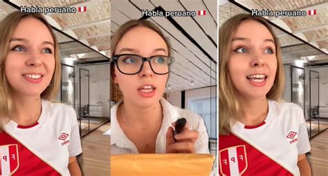 TikTok Viral Rusa Sorprende Al Hablar Jergas Peruanas Y Usuarios