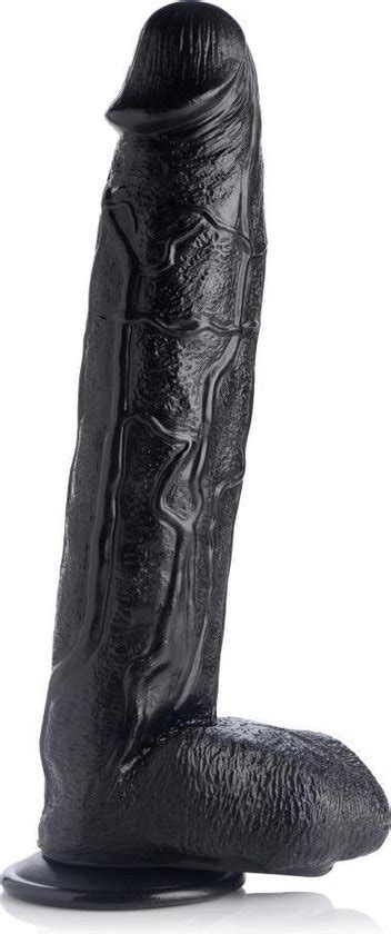 Raging Rhino Inch Veiny Dildo Black Bol