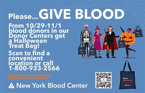 Oct Blood Donors Needed Get Halloween Treats And Gifts From