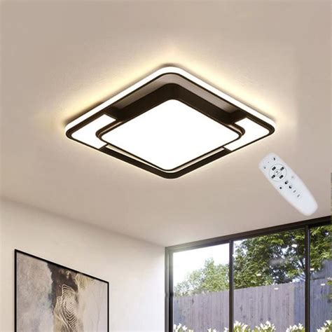 Dorlink Plafonnier Led Dimmable Avec T L Commande W Plafonnier