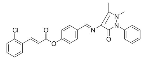 4 E 1 5 DIMETHYL 3 OXO 2 PHENYL 2 3 DIHYDRO 1H PYRAZOL 4 YL IMINO