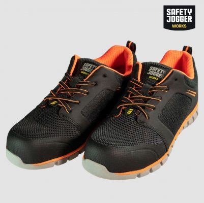 Safety Jogger Ligero Orange Extremely Light Low Cut Esd Safety Shoe