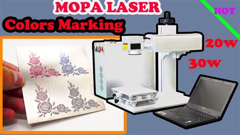 Mopa Laser Marking Machine For Colors Engraving Colorful Laser