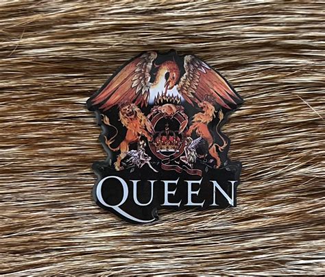 Queen - Crest Full Colour Pin – Mercian Storm Mailorder