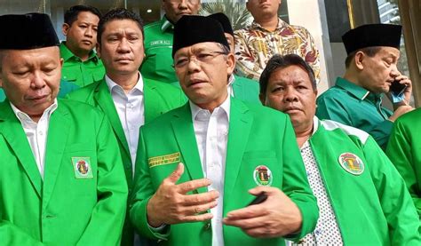 Tak Lolos Ambang Batas Parlemen Mardiono Minta Kader Ppp Tenang Dan