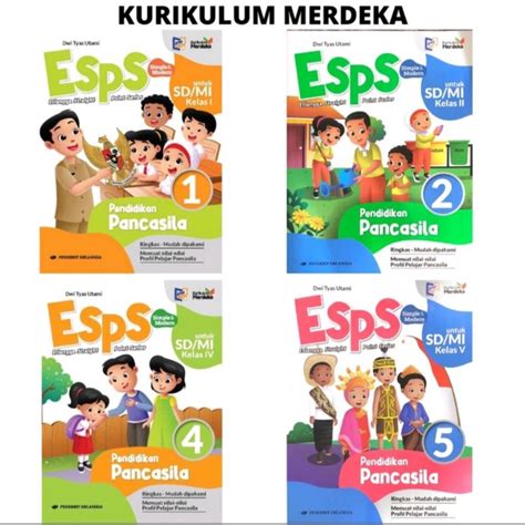 Jual ESPS PENDIDIKAN PANCASILA SD MI KELAS 1 2 3 4 5 6 KURIKULUM