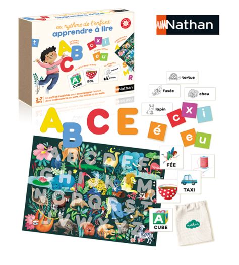 AU RYTHME DE L ENFANT APPRENDRE A LIRE NATHAN King Jouet Maroc