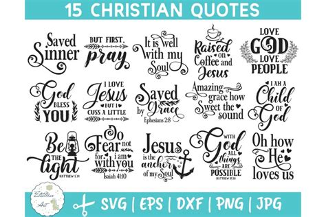 Christian Bundle Svg Bible Verse Svg Religious Svg Bible