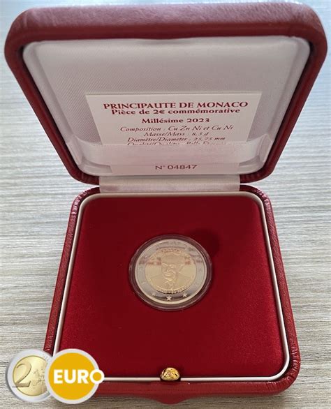 2 Euros Monaco 2023 Rainier III BE Proof LaMonnaieDeLaPiece