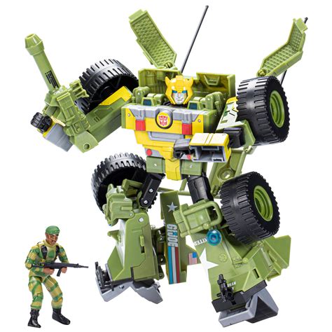 transformers collaborative gi joe mash  bumblebee awe striker