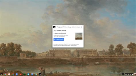 This app sets a new Google Art Project wallpaper on your Chromebook ...