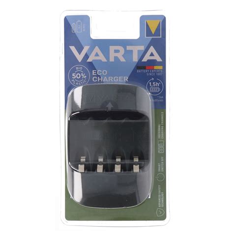 Varta Akku Nimh Universal Ladeger T Eco Charger Ohne Akkus F R Aa