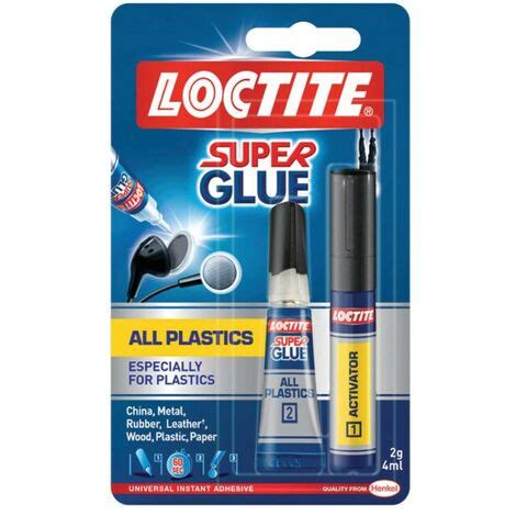 Loctite Super Glue All Plastics 2 GM