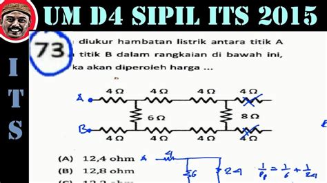 Hambatan Pengganti Antara Titik A Dan D Pada Gambar Rangkaian Hambatan Di Bawah Ini Adalah