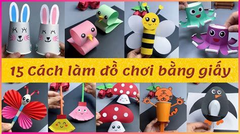 Cách làm đồ chơi bằng giấy bìa cứng Hướng dẫn chi tiết sáng tạo và thú vị