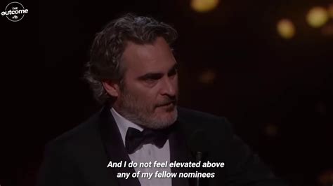 The Most Emotional Speech Joaquin Phoenix Oscar Speech 🌟 Youtube