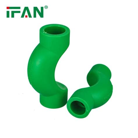 Ifanplus High Quality PPR Cross Bend 20mm 32mm Plastic Crossover Pipe