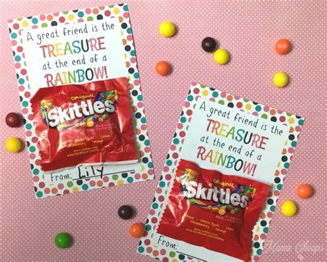 Skittles Valentines Printable Cards Mama Cheaps® Valentines