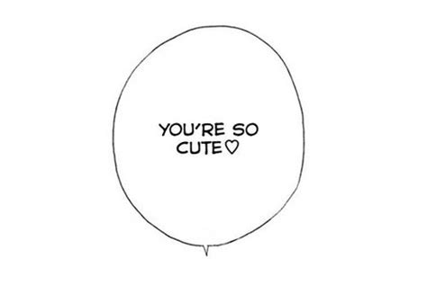 Oh Yes Text Bubble Manga Quotes You Are Cute