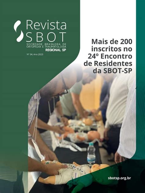 capa Revista SBOT SP SBOT Regional São Paulo