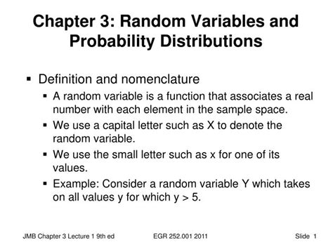 Ppt Chapter Random Variables And Probability Distributions