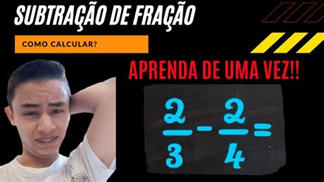 Subtração De Fração Com Numero Inteiro - 10
