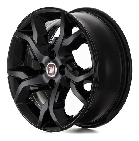 Roda Fiat Argo Aro 14 Preto 4x98 R92 Jogo Bico Parcelamento Sem Juros