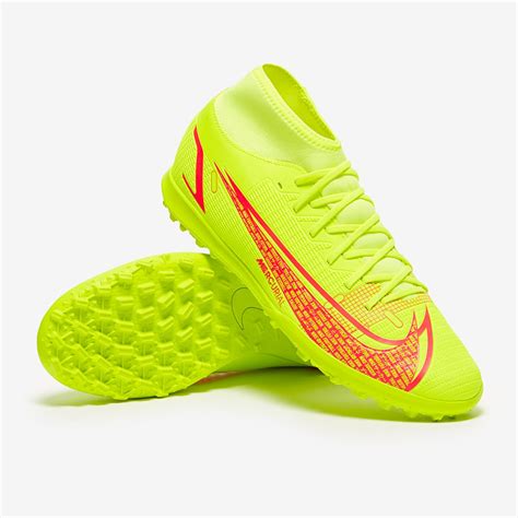 Nike Mercurial Superfly Viii Club Tf Volt Noir Carmin Volt Noir