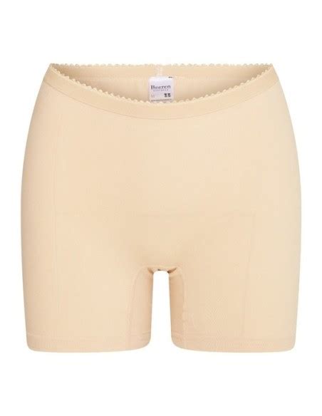 Beeren Dames Boxershort Softly Met Lange Pijp 6Pack Beige