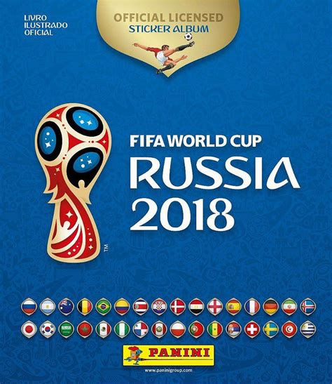 Lbum Copa Do Mundo Fifa R Ssia Panini Capa Flex Vel Azul Livro Shop