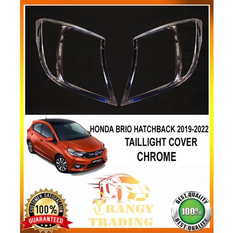 Honda Brio Hatchback 2019 To 2024 Taillight Cover Chrome 2020 2021 2022