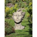 Skulptur Gesicht Frau Aus Steinguss 115 Cm Angels Garden Dekoshop