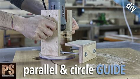 Homemade Router Edge And Circle Guide YouTube