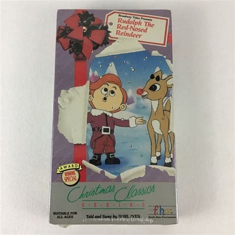 Rudolph The Red Nosed Reindeer Vhs Tape Christmas Classics Etsy