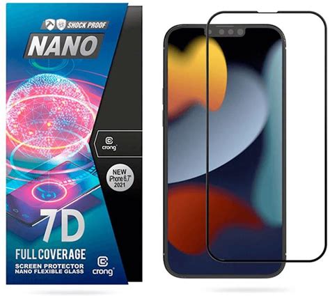 Podzespoły do telefonu Crong 7D Nano Flexible Glass Niepękające Szkło