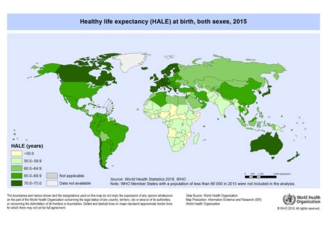 Most Current Statistics From The World Health Organization Showing