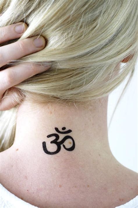 Om Tattoo / Aum Symbol Tattoo / Om Temporary Tattoo / - Etsy | Tattoos ...