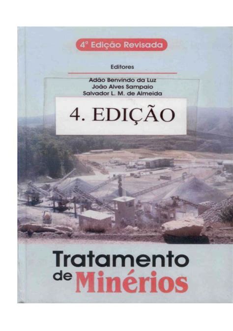 Livro Trat Min A Edicao Pdf Cetem Centro De Tecnologia Mineral