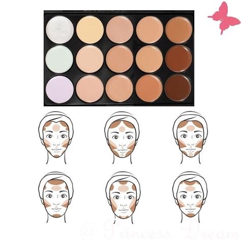Concealer Palette Set Contouring mit 15 Tönen für unzählige Looks