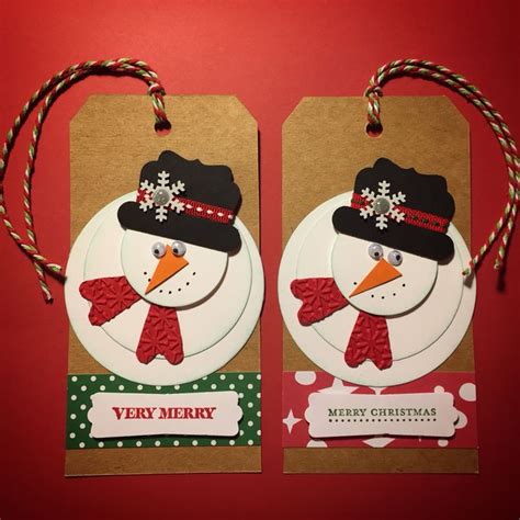 Snowman Gift Tags for Christmas