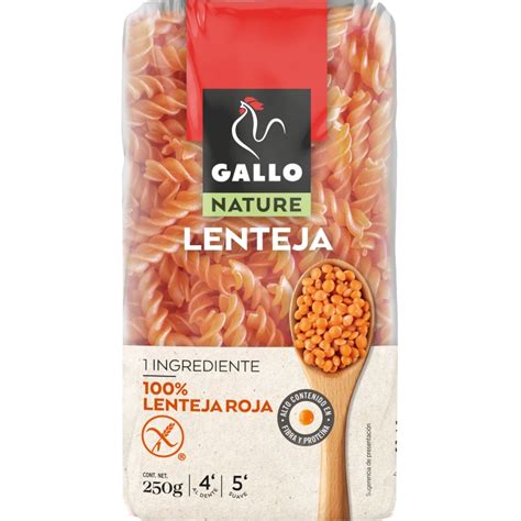 Helices Nature Lentejas Gallo G Supermercados Ruiz Galan