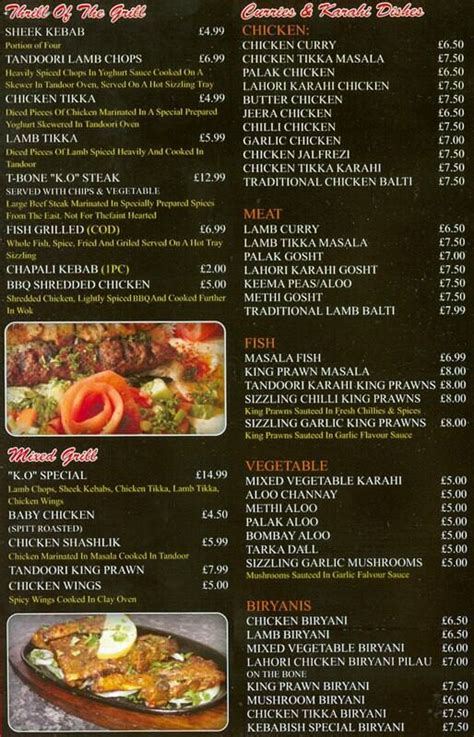 Kebabish Original Menu, Menu for Kebabish Original, Rusholme ...