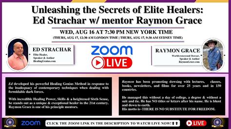 Unleashing The Secrets Of Elite Healers Ed Strachar W Mentor Raymon