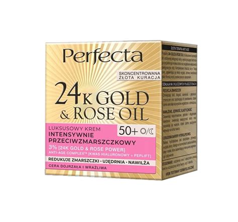 Perfecta Gold Rose Luksusowy Krem Przeciwzmarszczkowy Na Dzie I Na Noc