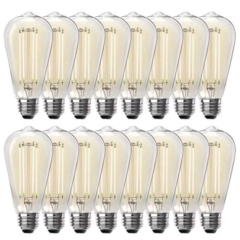 Feit Electric 100 Watt Equivalent ST19 Dimmable Straight Filament Clear