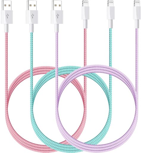 Amazon IPhone Charger 10FT Durable Lightning Cable 10ft 3Pack