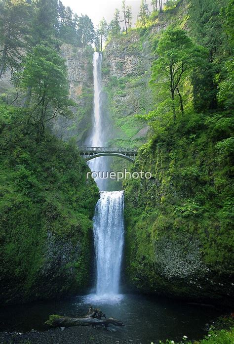 "multnomah falls, oregon" by rowephoto | Redbubble