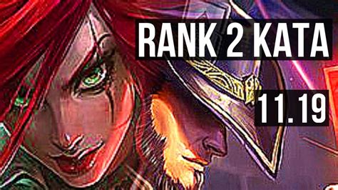 Katarina Vs Twisted Fate Mid Rank 2 Kata 1438 400 Games